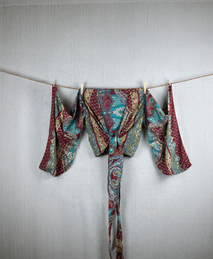 Sangria Serenity  Crepe Silk Set (pants + top)