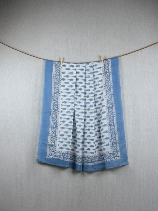 Feathered Breeze Sarong - Hand block printed