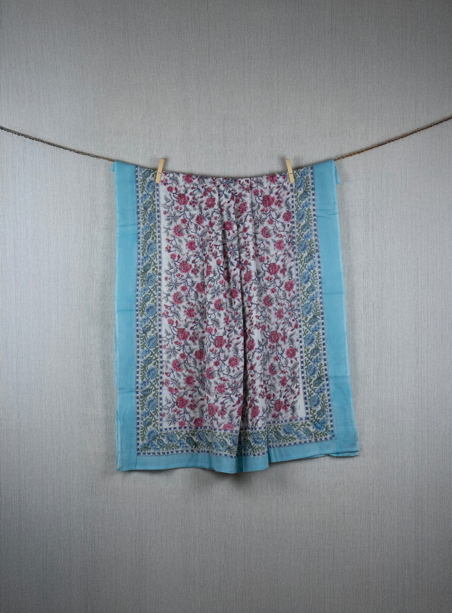 Spring Dreams  Sarong - Hand block printed