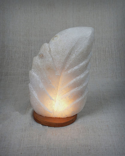 Tree Leaf Rock Salt Lamp