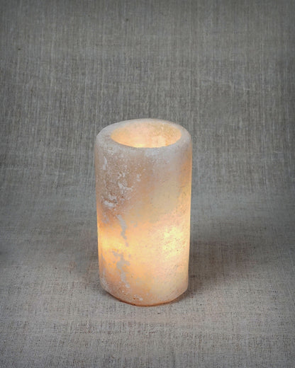 Plain Cylinder Rock Salt Lamps