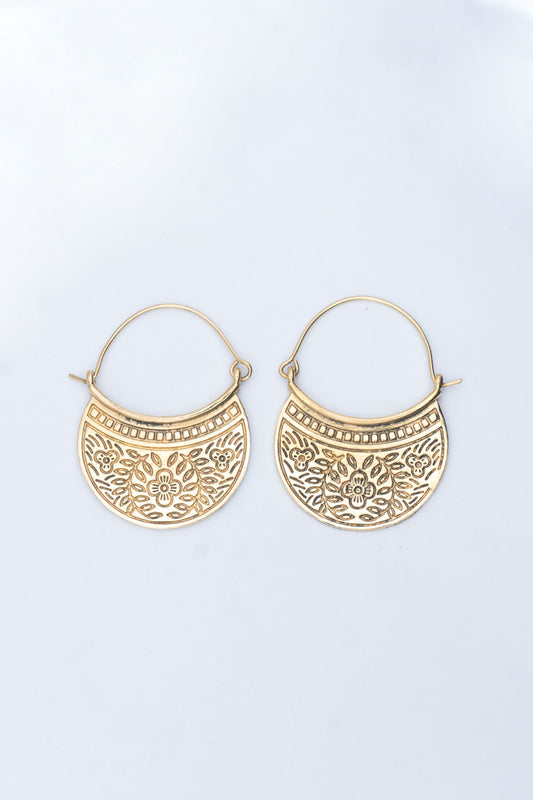 Retro Hoop Earrings