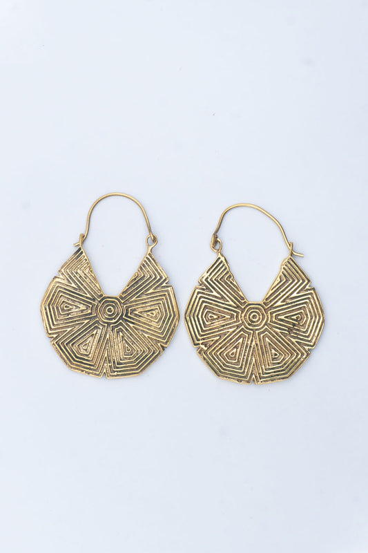 Hexa Hoop Earrings