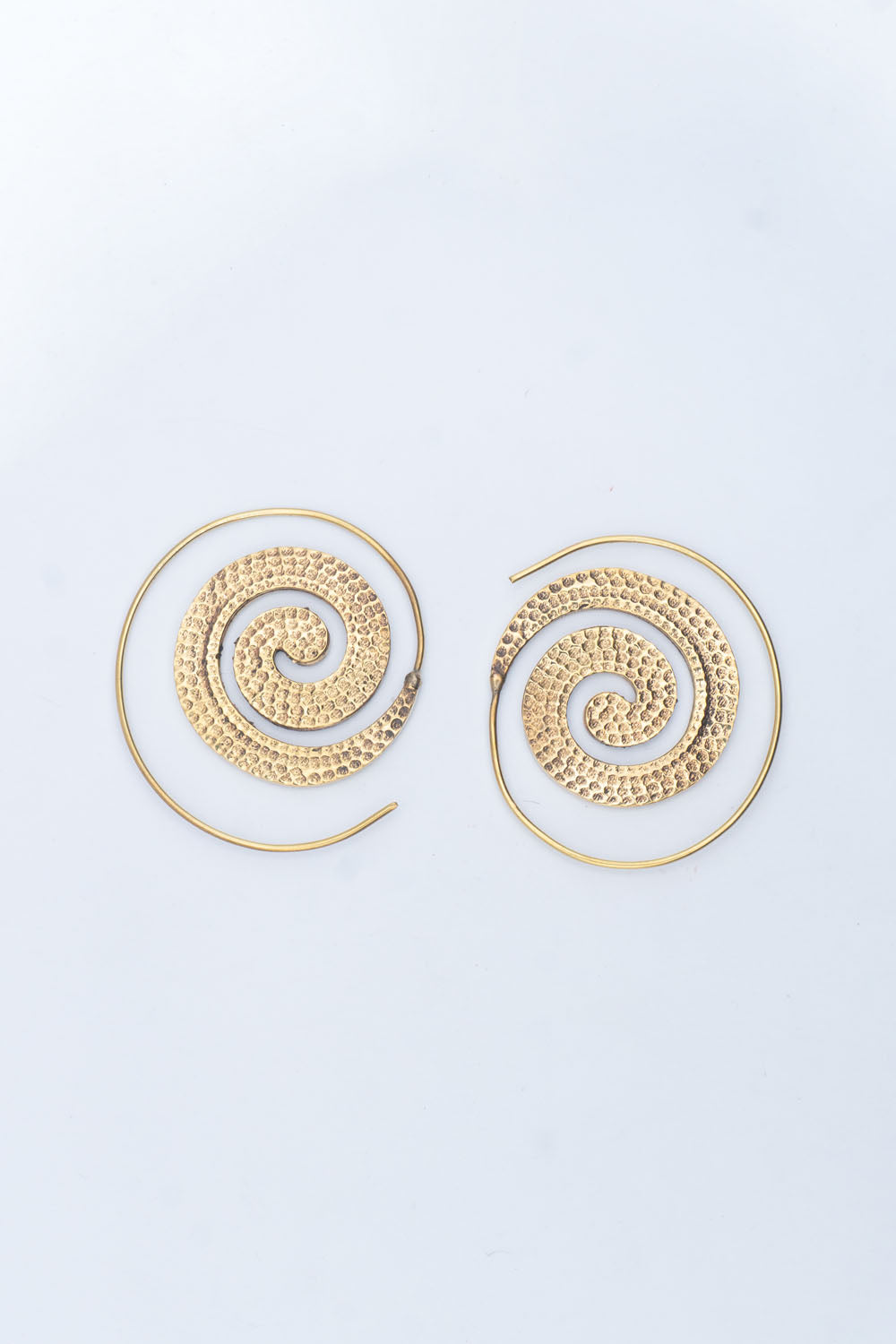 Snakeskin Spiral Earrings