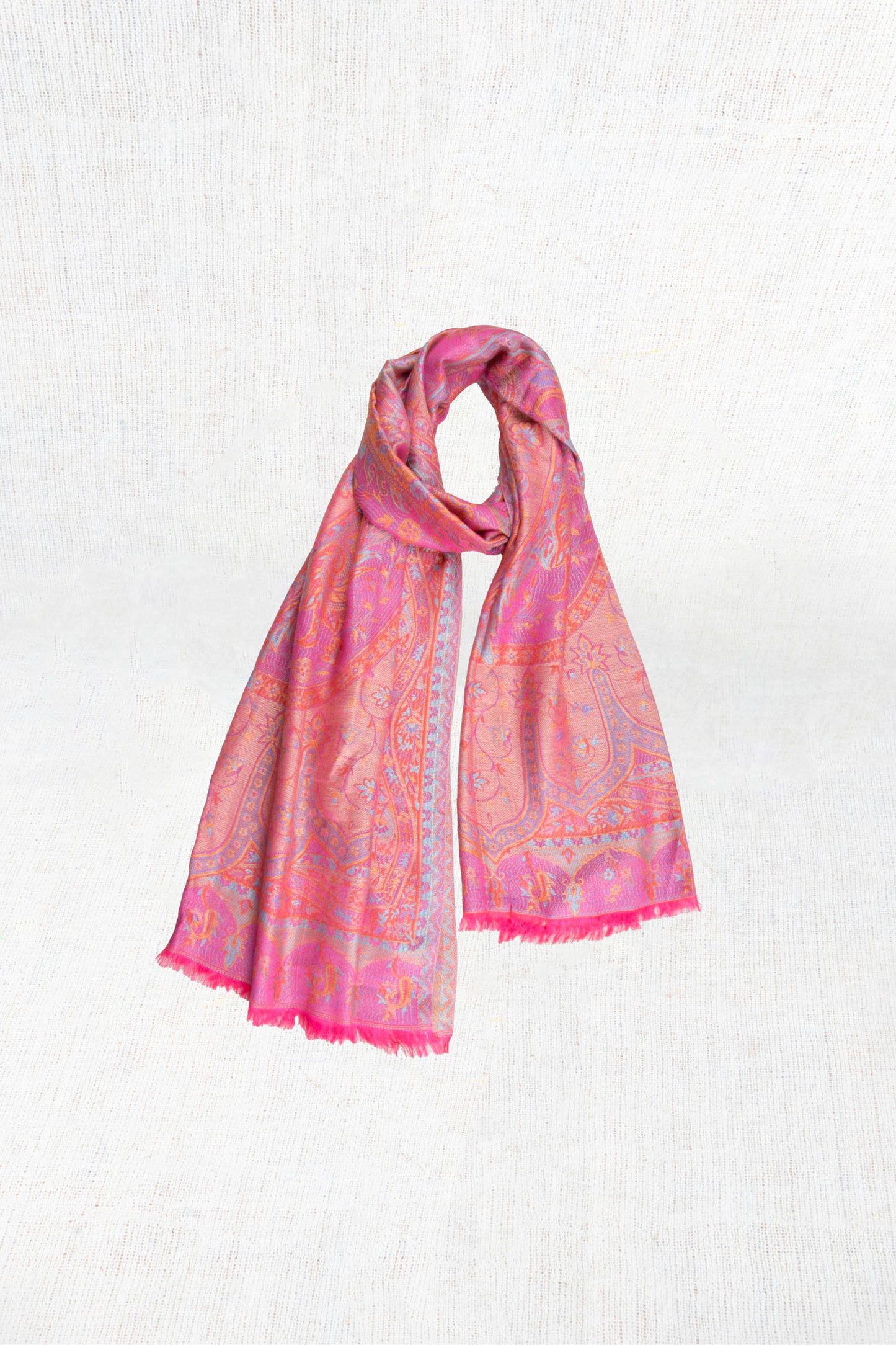 Pink Pearl Silk Cashmere Scarf