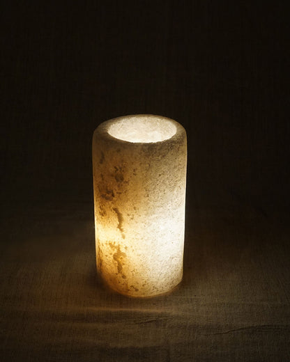 Plain Cylinder Rock Salt Lamps