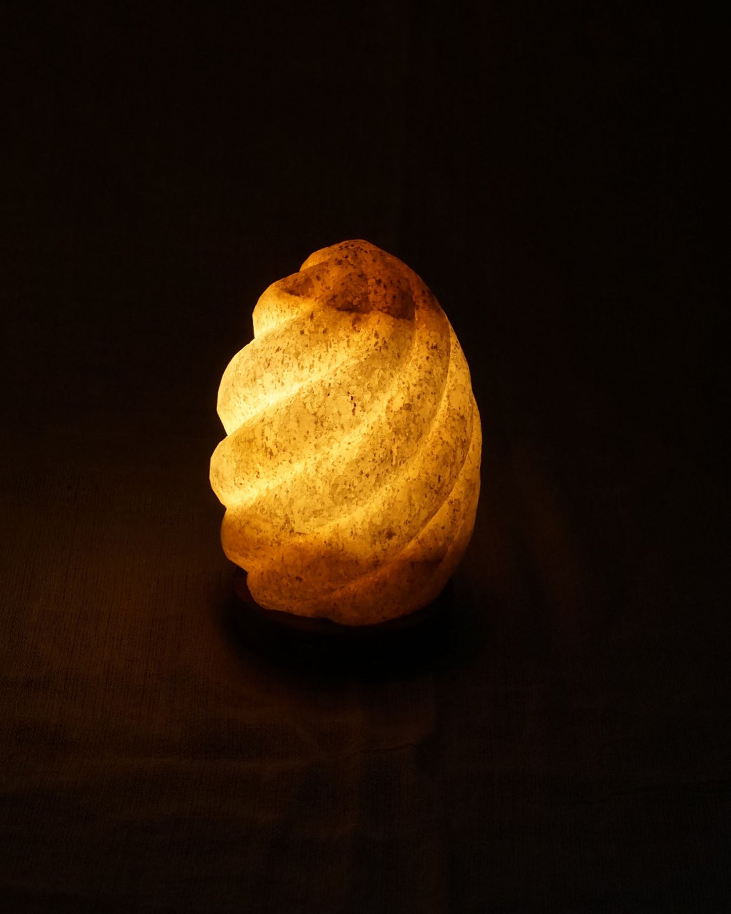 Spiral Rock Salt Lamp