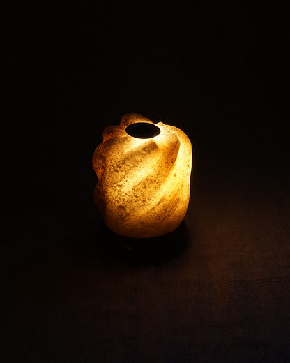 Spiral Oil Incense Rock Salt Lamps